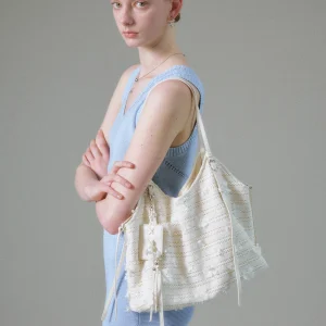 JACD White Woven Bag Women's Underarm Large Capacity Tote Bag Single Shoulder Handbag Holiday Style New 2026 Soft Handle - AliExpress Women's Handbags