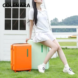 COLENARA New 20 Inch Luggage PC Boarding Box 24" Large Capacity Trolley Case Cart Type Travel Bag Women's Rolling Suitcase - AliExpress Luggage