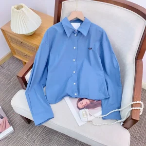 Cus-Dyed Pure Cotton irt Jaet with Fibone  DIY Cheered Pattern Casual Sle Long Sve Women's Open Cardigan - AliExpress Shirts & Blouses