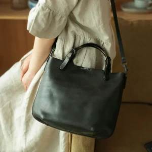 fashion luxury first layer cowhide handbag casual designer handmade genuine leather multifunctional shoulder crossbody bags - AliExpress Women's Handbags