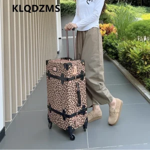 KLQDZMS 20"22"24"26"28 Inch Luggage Travel Set Large Capacity Trolley Case Boarding Box Women's PU Universal Wheel Suitcase - AliExpress Luggage
