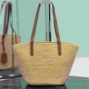 Women's French Style Large Capacity Hand Woven Tote Bag Summer 2026 Leisure Vacation Beach Bag for Commuting - AliExpress Women's Handbags