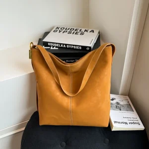 Vintage Faux Suede Crossbody Bag For Women Shoulder Bag Brand Designer Women Bags Luxury PU Leather Bag Bucket Handbag - AliExpress Women's Handbags