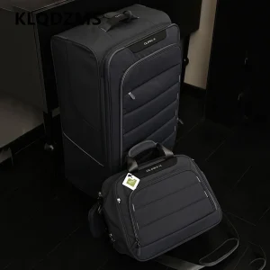 KLQDZMS High Quality 20"24"28 Inch Luggage Oxford Cloth Trolley Case Women Boarding Suitcase Set Universal Wheel Suitcase - AliExpress Luggage