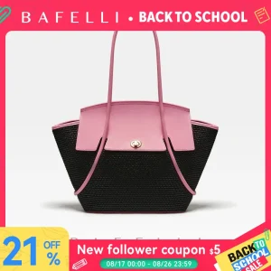 BAFELLI 2025 NEW WOMEN'S CASUAL TOTE BEACH BAG LARGE TRAVEL PURSE LUXURY DESIGNER BRAND GENUINE LEATHER FEMALE BAGS - AliExpress Women's Handbags