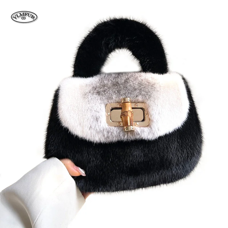 Luxury Bags Designers Mink Fur Bag Ladies Fashion Pure Handbag For Female New Crossbody Shoulder Bags Luxury Woman Handbag - AliExpress Women's Handbags