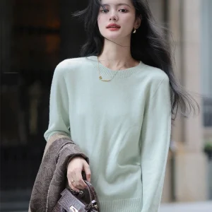 00% Camere Sl round Ne Inteated Base irt Women's Versatile Knitted Sweater Comfortable Fit Long Sve Crew Ne - AliExpress Sweaters&Jumpers