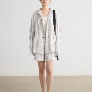 NOEND Casual Cotton Linen irt Striped Color Blo Inequali Pattern Women's Premium Faion Spring Seasonal Top - AliExpress Shirts & Blouses