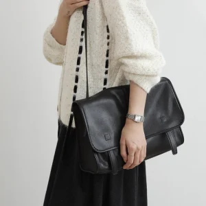 Black Fashion Simple Genuine Leather Commuter Bag Women BagHandbag Real Leather Tote Underarm Shoulder Big - AliExpress Women's Handbags
