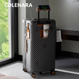 COLENARA Suitcase on Wheels 20" ABS+PC Boarding Box 24"26"28"30 Inch Student Trolley Case Women's Large Capacity Luggage - AliExpress Luggage