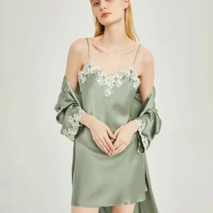 19MM 100% Mulberry Silk Robes Nightdress Pajamas Tie Up Bathrobe Slip Dress Short Kimono Robes Nightwear Sexy Chemise Sleepwear - AliExpress Women's Sleep & Lounge