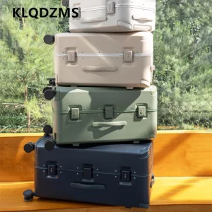 KLQDZMS Cabin Suitcase 20"PC Boarding Case 24”26"30 Inch Large Capacity Trolley Case Women's Trolley Style Travel Bag Luggage - AliExpress Luggage