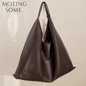 MOTINGSOME 100% Natural Leather Cowhide Tote Bags Woman Soft and Large Capacity Handbag Minimalism Fashion Shoulder Bag 2026 - AliExpress Women's Handbags