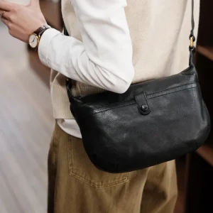PNDME casual designer vegetable tanned cowhide women's shoulder crossbody bag daily party genuine leather ladies' underarm bag - AliExpress Women's Handbags