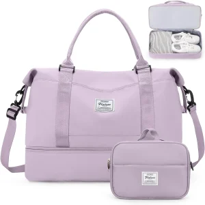 Weekender Bags for Women,Personal Item Travel Bag with Shoes Compartment,Overnight Travel Duffel Bag with Toiletry Bag - AliExpress Travel Bags