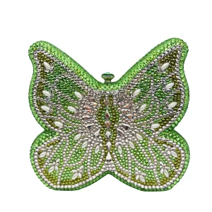 WHTUOHENG Green Butterfly Diamond Evening Bag Wedding Party Women's Crystal Sparkling Purse Rhinestone Clutches Luxury Handbags - AliExpress Women's Handbags