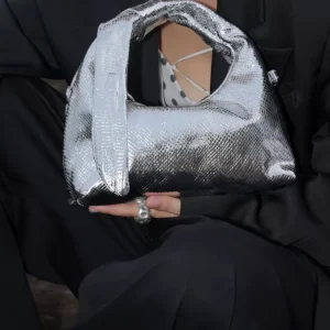 Silver Fashion Unique Genuine Leather Women Cloud BagHandbag Real Leather Lady Shoulder Crossbody Bag Cool - AliExpress Women's Handbags