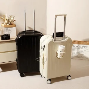 Lightweight Wear-resistant 20-Inch Luggage Carry-on Suitcase  Style Women's Travel Bag Password Lock ABS Material - AliExpress Luggage