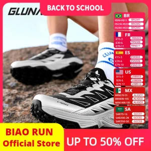 GLUNA Outdoor Off-Road Running Shoes Are Waterproof Breathable Shock-Absorbing Hiking And Mountaineering Shoes For Men And Women - AliExpress Sneakers