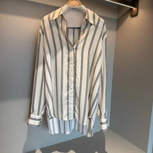 Spring/Summer Simple Striped Silk Shirt Women Tops - AliExpress Shirts & Blouses