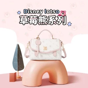 Genuine Disney Purses And Handbags Original Case Strawberry Bear Series Cartoon Printed Messenger Bag Women's Sweet Shoulder Han - AliExpress Women's Handbags
