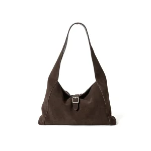 2026 Brand New Kakhi Coffee Color Soft Real Suede Cow Real Leather Women Large Tote Luxury Handmade Female Shoulder Bags - AliExpress Women's Handbags