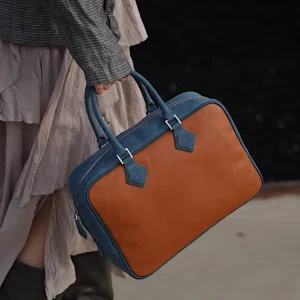 Fashion Hit-Colors Retro Simple Real Leather Tote Box Bag Women Genuine Leather BagHandbag Shoulder Commuter Briefcase Bag - AliExpress Women's Handbags