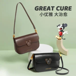Genuine Disney Purses And Handbags Original Case Mickey Premium Sense Retro Ladies Shoulder Bag Temperament Handbag 309 - AliExpress Women's Handbags