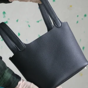 Black Simple Luxury Bucket Bag Genuine Leather Women Tote BagHandbag Fashion 100% Real Cowhide Leather Lady Bag High Quality - AliExpress Women's Handbags