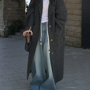Loose Long Sve Knitted Sweater Coat Women's Spring New Sle Casual High-End Feeling Top G Sle Korean Version - AliExpress Sweaters&Jumpers