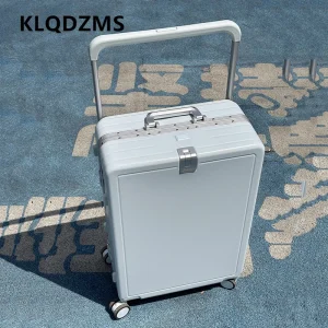 KLQDZMS Women's Suitcase Charging Boarding Box 20"22"24"26 Inch ABS+PC High Capacity Trolley Case Men's Rolling Luggage - AliExpress Luggage