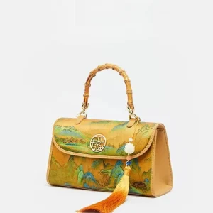 New Fashionable Women's Handbag, Chinese Style Mulberry Silk Single Shoulder Crossbody Handbag - AliExpress Women's Handbags