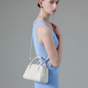 JACD White Bowling Bag Women's Commuter Handbag New 2026 Autumn Winter Leather Boston Bag Crossbody Bag Soft Handle - AliExpress Women's Handbags