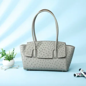 2025 New Ostrich Leather Women's Bag Fashion Large Capacity Women's Handbag Leisure Genuine Leather Women's Travel Bag 45 - AliExpress Women's Handbags