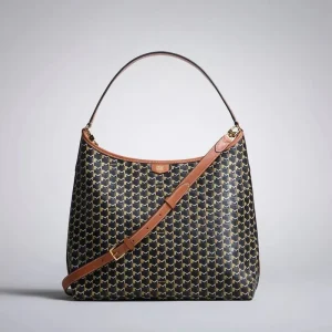 Designer Hobo Bags For Women Luxury Brand High Quality Monogram Canvas Smooth Leather Handle Large Capacity Elegant Shoulder Bag - AliExpress Women's Handbags