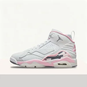Nike Jordan Jumpman MVP Comfortable, Durable, and Breathable High-Top Retro Basketball Shoes for Women, White/Pink FB9019-106 - AliExpress Sneakers