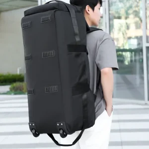 Multifunction With Wheel Travel Large Capacity Duffle Durable Simple Handbag Luggage Suitcase Wheeled Backpack Rolling Suitcase - AliExpress Travel Bags