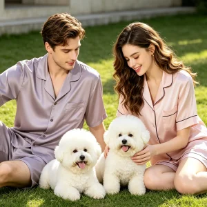 Luxury Thin Silk Sleepwear Set Men Women Couple Solid Short Sleeve Shorts Pajamas Breathable Summer Lounge Suit - AliExpress Women's Sleep & Lounge