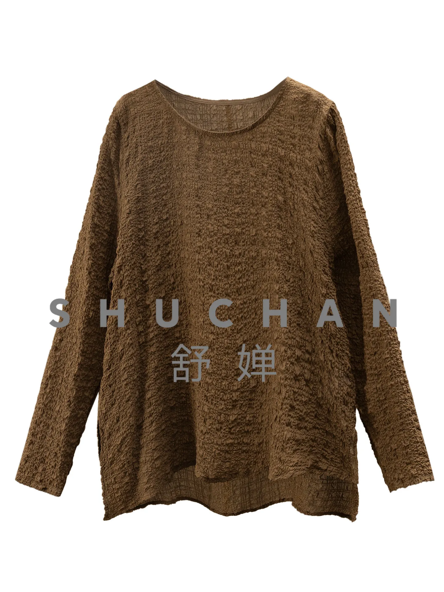 Thin Natural Silk Blouse Thin Summer Bubble Crepe Fang Drying Shirts and Shirts for Women 06M4 - AliExpress Shirts & Blouses