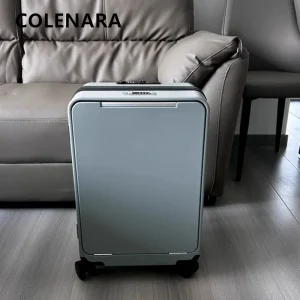 COLENARA ABS+PC Suitcase 20"24"26 Inches New Boarding Box Large Capacity Front Opening Trolley Case Women's Laptop Luggage - AliExpress Luggage