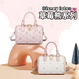 Genuine Disney Purses And Handbags Original Case Strawberry Bear Print Pillowbag Women's Fashion Sweet Handbag Crossbody Bag 359 - AliExpress Women's Handbags