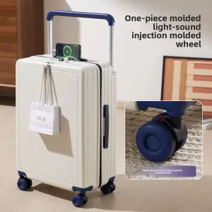 KLQDZMS Wide Pull Rod Luggage For Women 20 Inch New Color Blocked Boarding Password Large Capacity 26 Inch Travel Suitcase - AliExpress Luggage