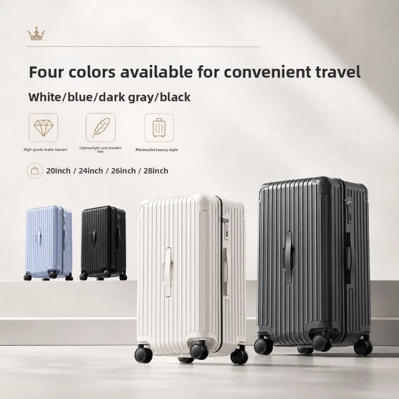 Large Capacity Luggage 20 Inch 24 Inch Travel Suitcase Trolley Women Men Trolley Case Rolling Luggage Ultra-light Trolley Case - AliExpress Luggage
