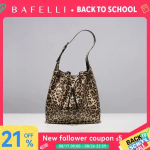 BAFELLI WOMEN'S NEW BAGS LUXURY FASHION LEATHER HANDBAGS 2026 HIGH QUALITY DESIGNER BRAND CAPACITY LADIES SHOULDER LEOPARD PRINT - AliExpress Women's Handbags