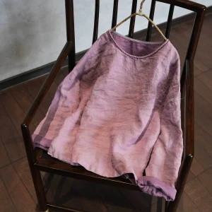 Original Retro Double Layer Linen irt Loose Long Sve Casual Sle Women's Top Breathable Comfortable Skin-Friendly - AliExpress Shirts & Blouses