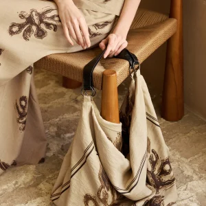 European And American Fashion Retro Moroccan Totem Print Design, Large Capacity Portable Single Shoulder Tote Bag For Women Tide - AliExpress Women's Handbags