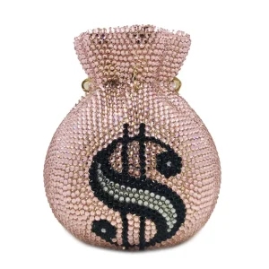 Lucky Dinner Rhinestone Clutch Bag Money Full Of Diamonds Crystal Chain Bag Women's Totes Bags Sac Femme Luxe Handbags For Woman - AliExpress Women's Handbags