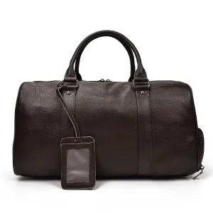 2025 New Cowhide Genuine Leather Travel Bags Luxury Men Large Capacity Portable Male Shoulder Bags Brand Vintage Travel Duffle - AliExpress Travel Bags