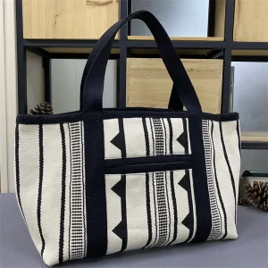 2025 Spring New Color Contrast Women Tote Luxury Cotton Fabric Oversize Bags Minimalism Lady Daily Purse Big Tote - AliExpress Travel Bags