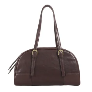 Autumn Retro Large-capacity Bowling Commuter Women's Simple High-end Fashion Versatile Minimalist Style Portable Shoulder Bag - AliExpress Women's Handbags